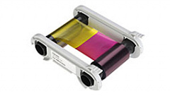 Полноцветная лента (YMCKO) на 500 оттисков с чистящим роликом; для принтера Advent SOLID 700 в Севастополе