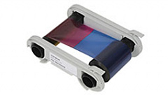 Полноцветная лента YMCKK на 500 оттисков с двумя панелями черного для двусторонней печати в Севастополе